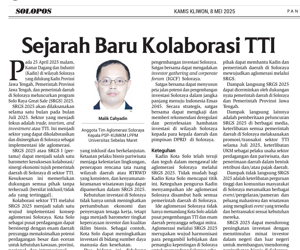 Sejarah Baru Kolaborasi TTI